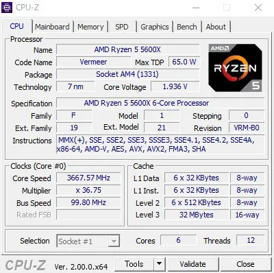 Ryzen5 5600X