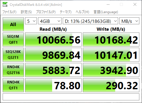 FireCuda540 4GB