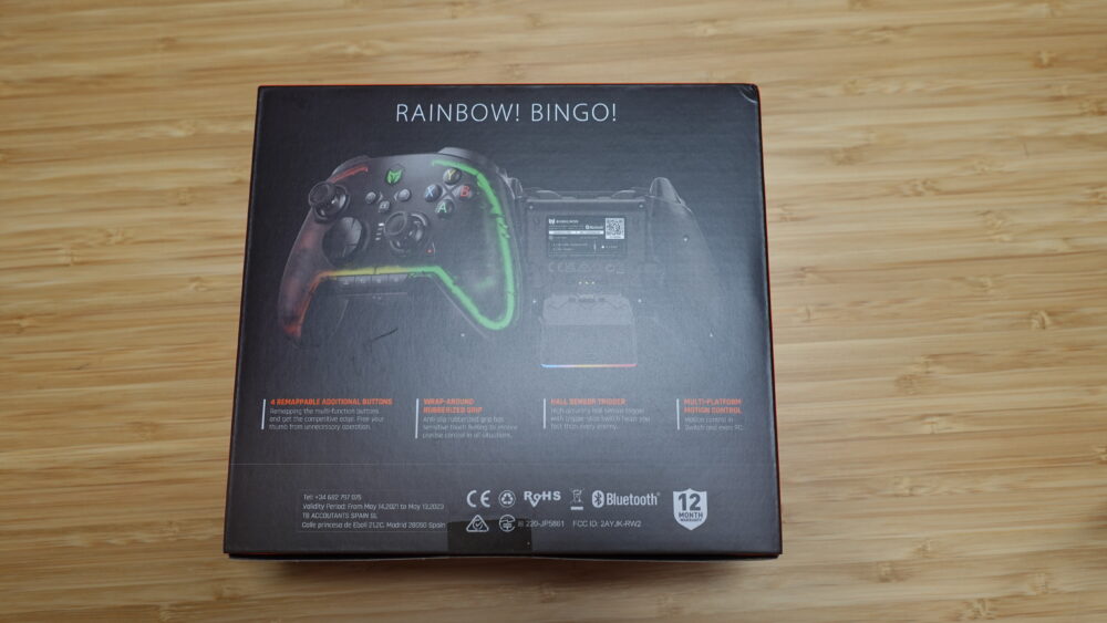 BIGBIG WON の Rainbow 2 Pro箱裏