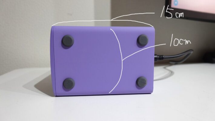 M60のサイズ10センチ×15センチ