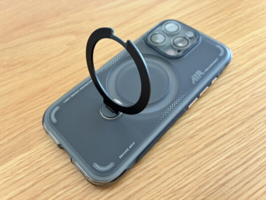 リングの根本が360°回転する