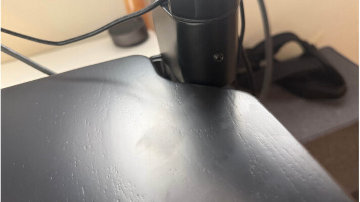 切り欠き部分のアップ写真