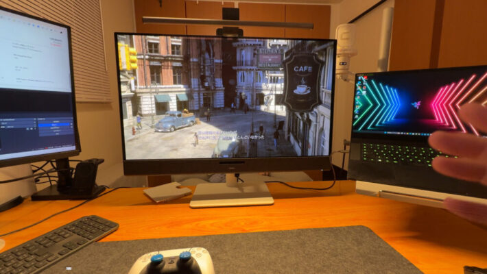 ケーブル1本で色々できるモニター