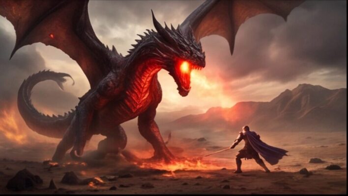 ナイトとドラゴン