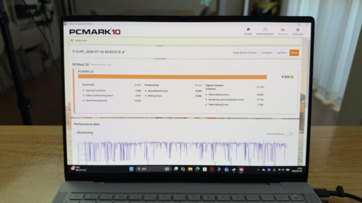 ASUS ExpertBook Ultra PCMARK10結果