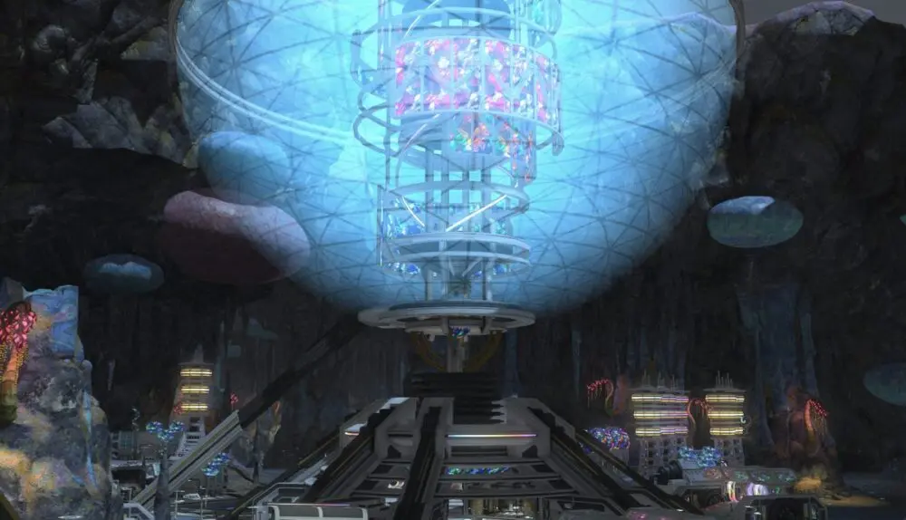 FF14コスモエクスプローラー　ムーンゲート基地の全景
